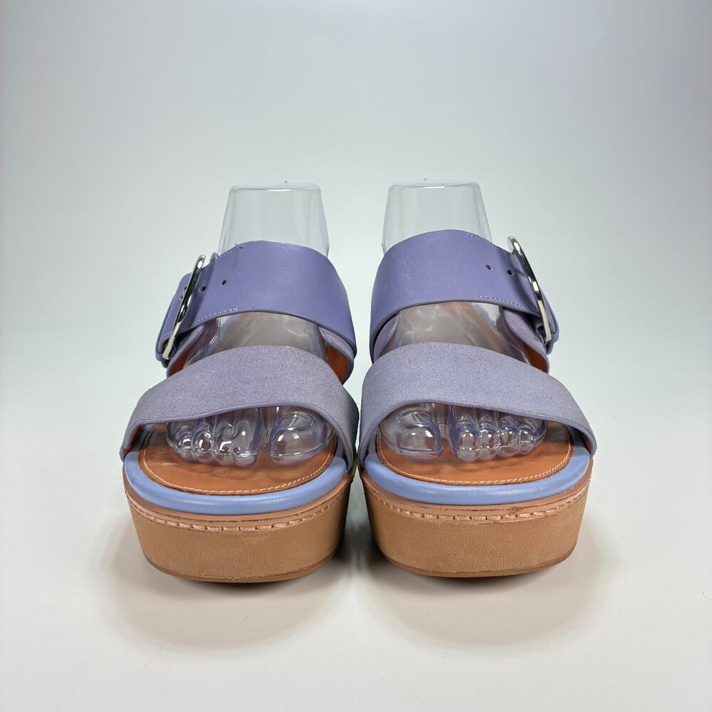 FitFlop Pilar Purple Adjustable Straps Chunky Platform Sandals Women’s Size 9 - Picture 2 of 10